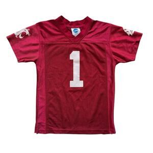Vintage NCAA WSU Washington State Cougars Jersey #1 Size 6/7